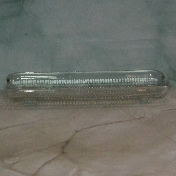 Set Of 6 Cyrstal Corn Holders Original Box Dining Serveware - Picture 3 of 6